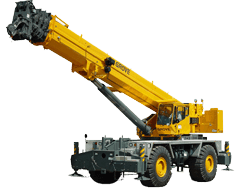 Rough Terrain Cranes illustration